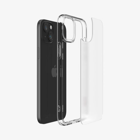 ACS06567 - iPhone 15 Pro Max Case Ultra Hybrid in frost clear showing the back